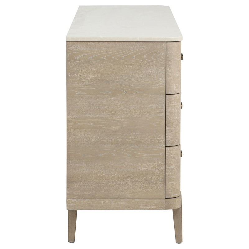 Lucaire 6-drawer Dresser Cabinet Sandstone - 225183