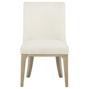 Lucaire Arched Upholstered Dining Side Chair Cream (Set of 2) - 105962