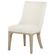 Lucaire Arched Upholstered Dining Side Chair Cream (Set of 2) - 105962