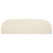 Lucaire Oval Cultured Marble Top Console Table Honed Cream and Sandstone - 706749