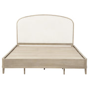 Lucaire Queen Upholstered Panel Bed Sandstone - 225181Q
