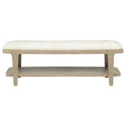 Lucaire Upholstered Bedroom Bench Sandstone - 225186