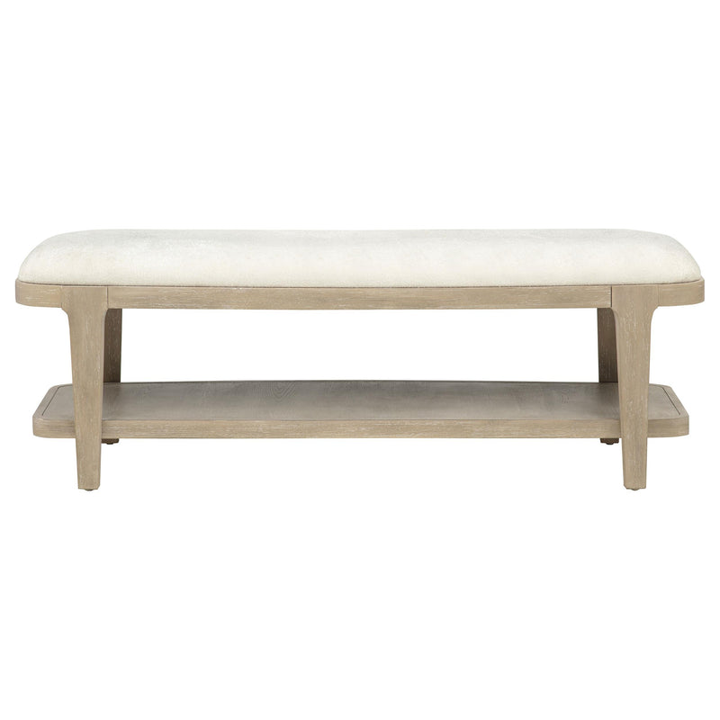 Lucaire Upholstered Bedroom Bench Sandstone - 225186