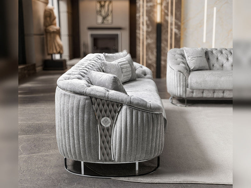 Lucas 3-pieces (Sofa & Loveseat & Chair) Livingroom Set in Beige - 200-ST-LUC-TURKO276-321