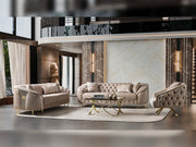 Lucas 3-pieces (Sofa & Loveseat & Chair) Livingroom Set in Grey - 200-ST-LUC-HENRY04-321