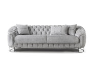 Lucas 3-pieces (Sofa & Loveseat & Chair) Livingroom Set in Grey - 200-ST-LUC-HENRY04-321