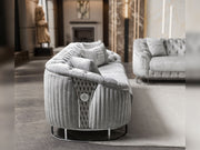 Lucas 3-pieces (Sofa & Loveseat & Chair) Livingroom Set in Grey - 200-ST-LUC-HENRY04-321