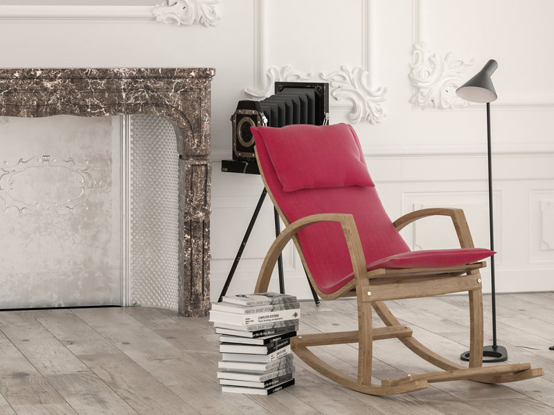 Lucas Rocking Chair Fume in Green - 701-ROC-GRE