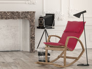 Lucas Rocking Chair Fume in Red - 701-ROC-RED