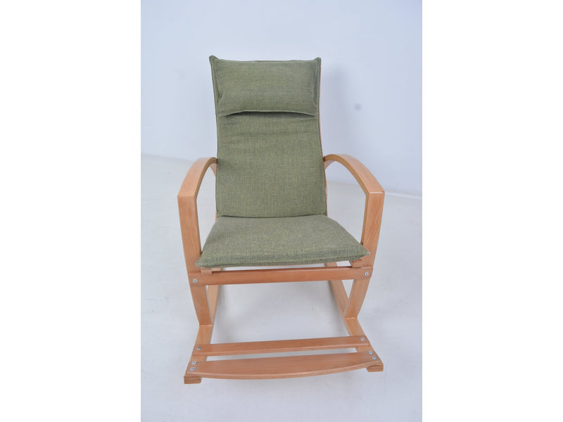 Lucas Rocking Chair Fume in Red - 701-ROC-RED