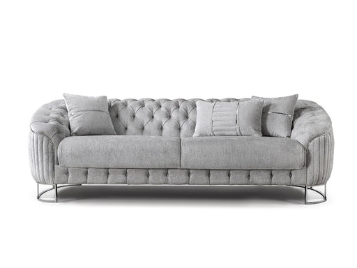Lucas Stationary Loveseat in Grey - 200-ST-LUC-HENRY04-2