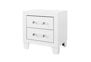 Luccia White Nightstand - LUCCIA-WHITE-NS