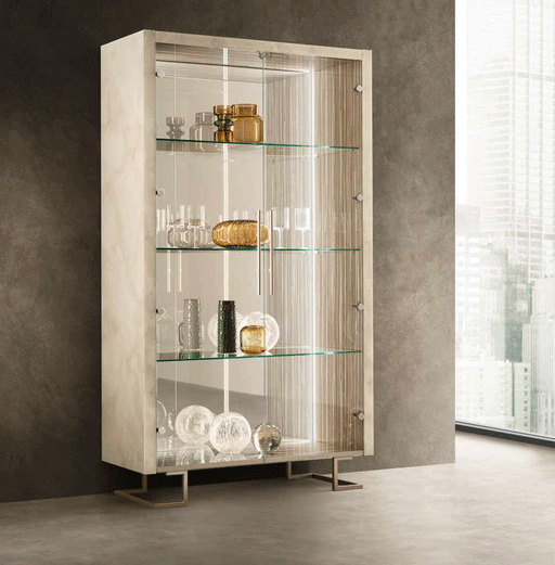 Luce 2 Door Cabinet W/Drawer - i38271 - Gate Furniture