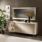 Luce 4 Door Buffet w/ Mirror SET - p13213