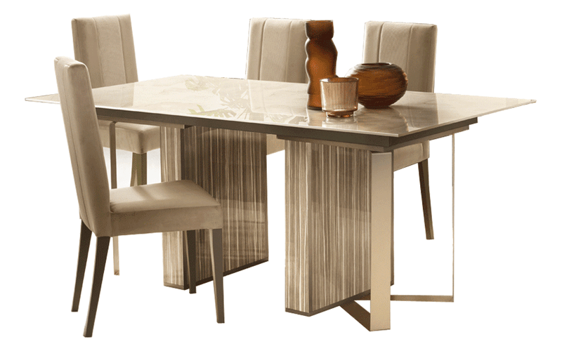 Luce Dining Table w/2 Ext - i38268