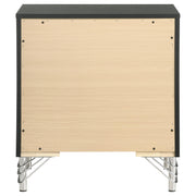 Lucia 2-drawer Nightstand Bedside Table Black - 224992