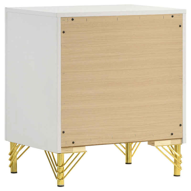 Lucia 4-piece Queen Bedroom Set Beige and White - 224731Q-S4