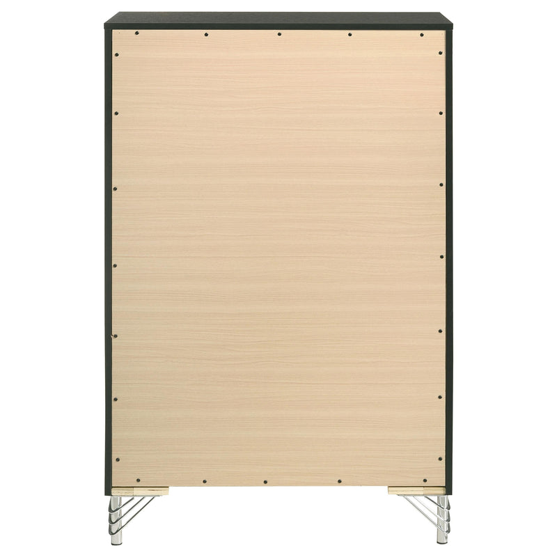 Lucia 5-drawer Bedroom Chest of Drawers Black - 224995