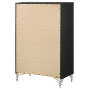 Lucia 5-drawer Bedroom Chest of Drawers Black - 224995
