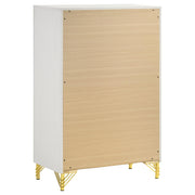 Lucia 5-drawer Bedroom Chest of Drawers White - 224735
