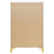Lucia 5-drawer Bedroom Chest of Drawers White - 224735