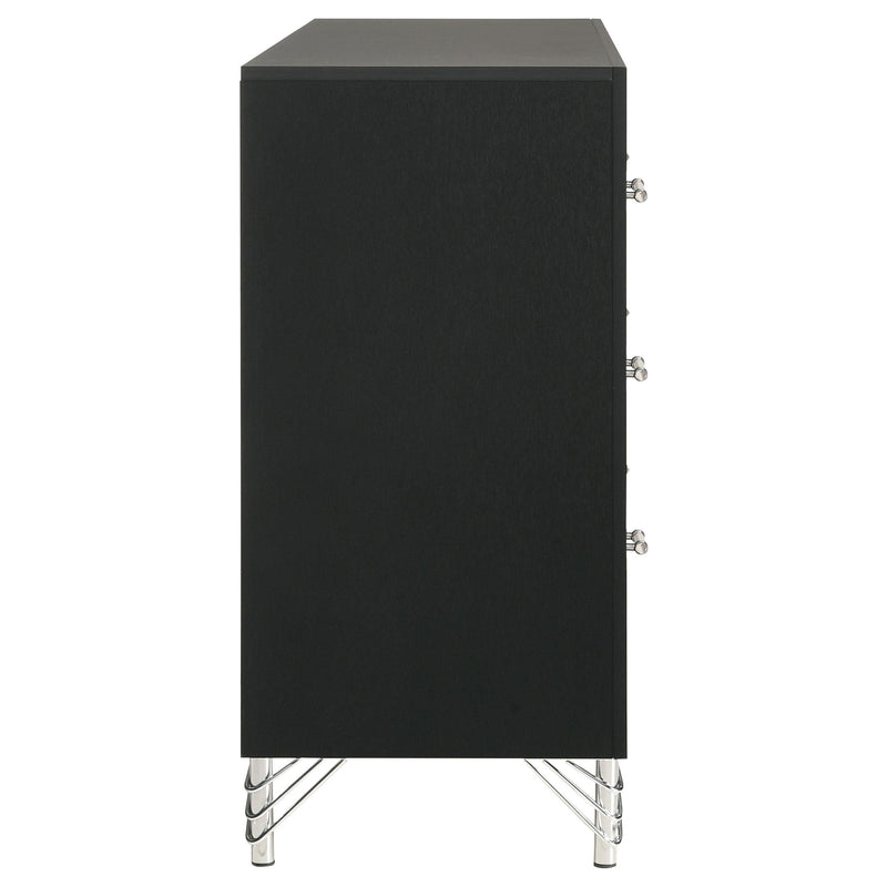 Lucia 6-drawer Dresser Cabinet Black - 224993