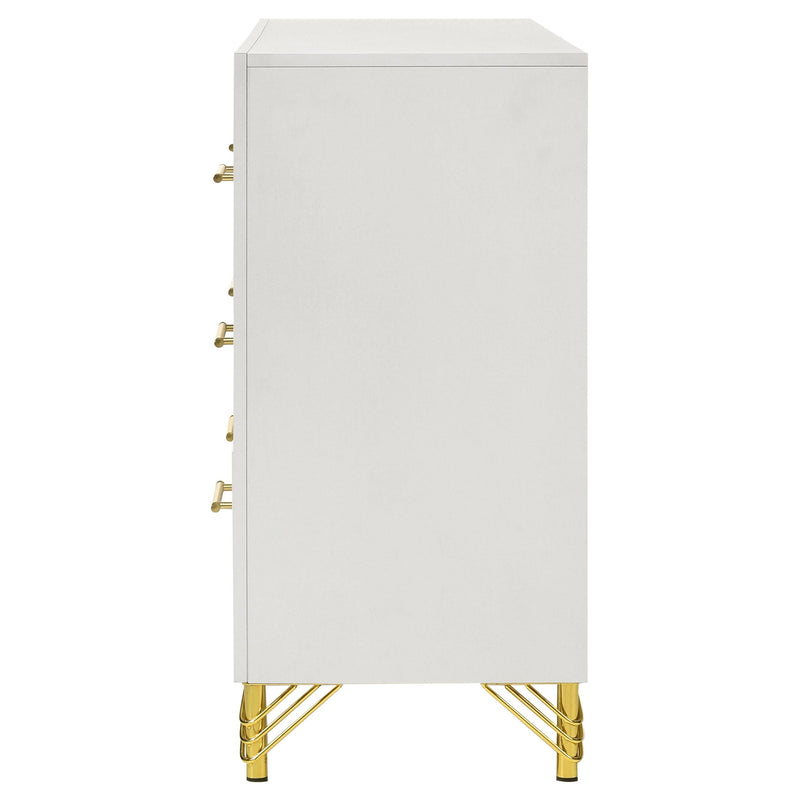 Lucia 6-drawer Dresser Cabinet White - 224733
