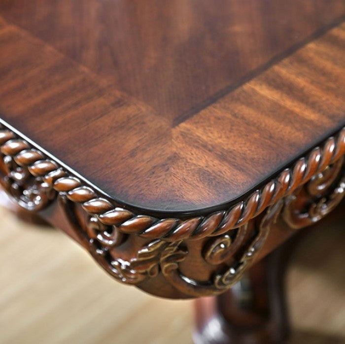 Lucie Brown Cherry Dining Table - CM3788T-TABLE