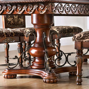 Lucie Brown Cherry Dining Table - CM3788T-TABLE