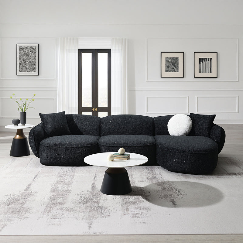 Lucifer Sectional Sofa w/3 Pillows - LV03525