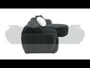 Lucifer Sectional Sofa w/3 Pillows - LV03525