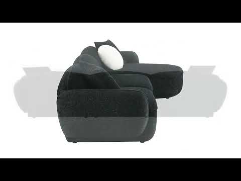 Lucifer Sectional Sofa w/3 Pillows - LV03525