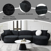 Lucifer Sectional Sofa w/3 Pillows - LV03525