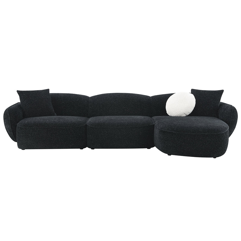 Lucifer Sectional Sofa w/3 Pillows - LV03525