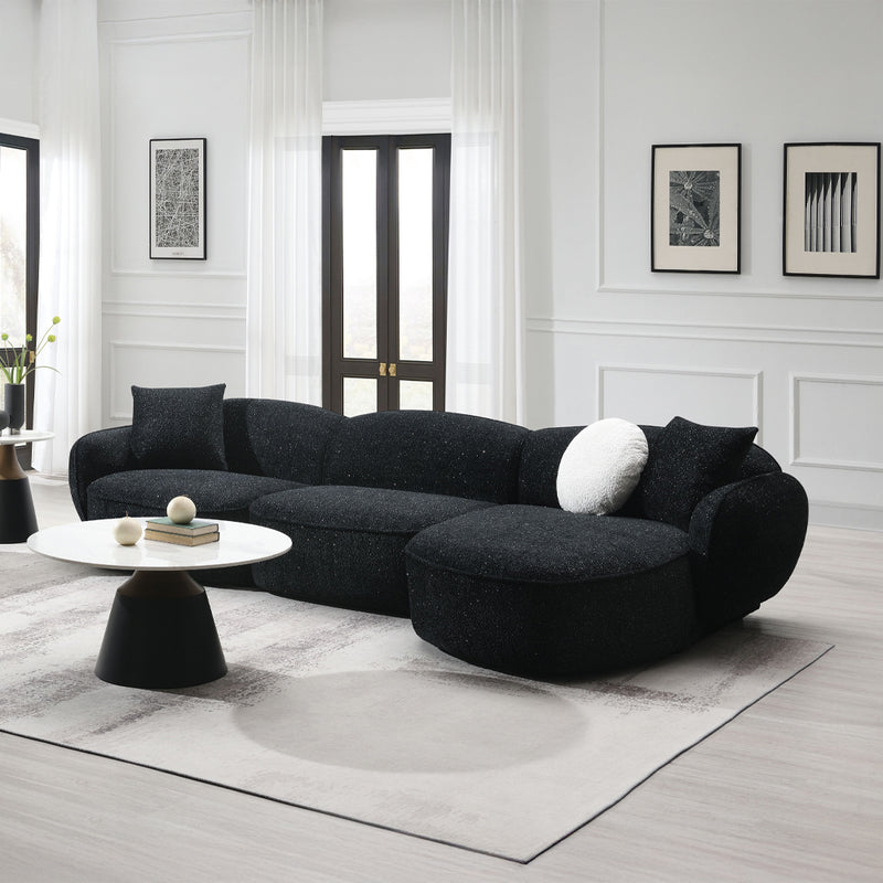 Lucifer Sectional Sofa w/3 Pillows - LV03525
