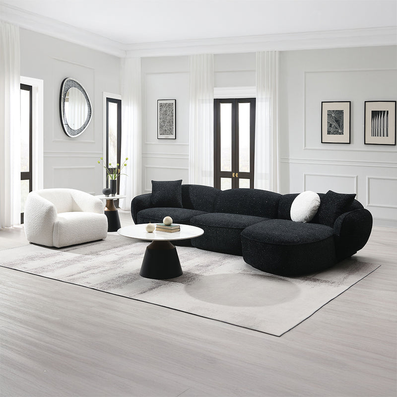 Lucifer Sectional Sofa w/3 Pillows - LV03525