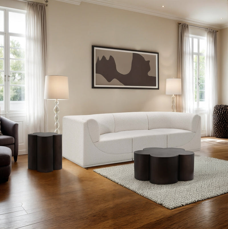 Lucky Iron Coffee Table in Brown - 99099Brown-CT