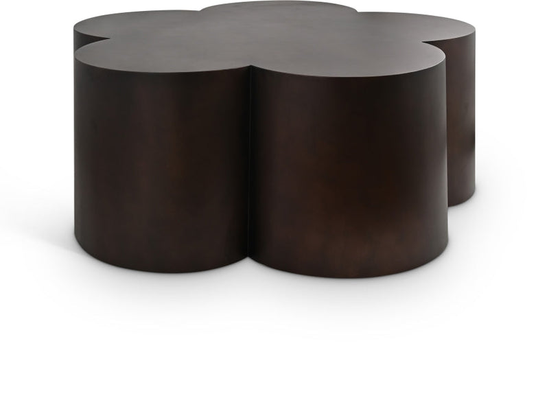 Lucky Iron Coffee Table in Brown - 99099Brown-CT