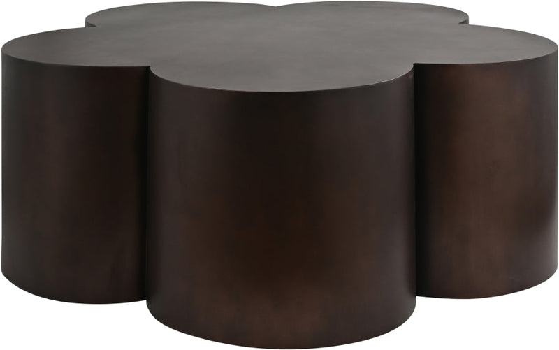 Lucky Iron Coffee Table in Brown - 99099Brown-CT