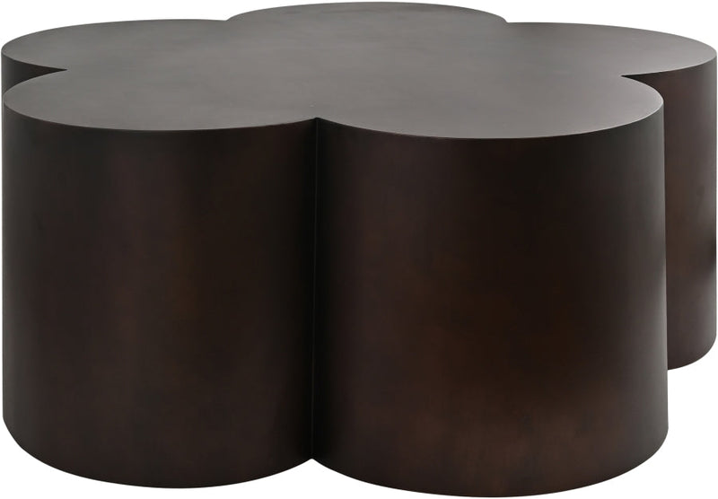 Lucky Iron Coffee Table in Brown - 99099Brown-CT