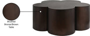 Lucky Iron Coffee Table in Brown - 99099Brown-CT