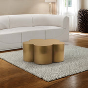 Lucky Iron Coffee Table in Gold - 99099Gold-CT