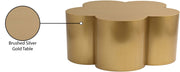 Lucky Iron Coffee Table in Gold - 99099Gold-CT