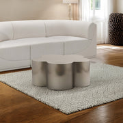 Lucky Iron Coffee Table in Silver - 99099Silver-CT