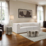 Lucky Iron Coffee Table in Silver - 99099Silver-CT