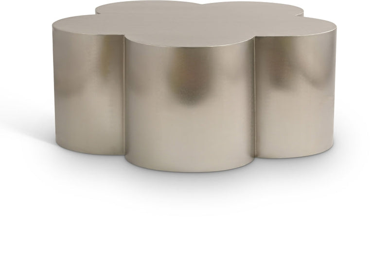 Lucky Iron Coffee Table in Silver - 99099Silver-CT