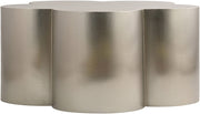 Lucky Iron Coffee Table in Silver - 99099Silver-CT