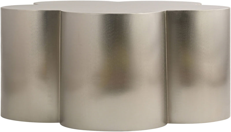 Lucky Iron Coffee Table in Silver - 99099Silver-CT
