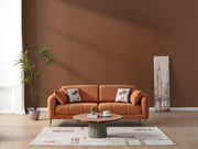 Lugano 3-pieces (Sofa & Loveseat & Relax Chair) Livingroom in White - 200-ELIF-LUG-A225-321R