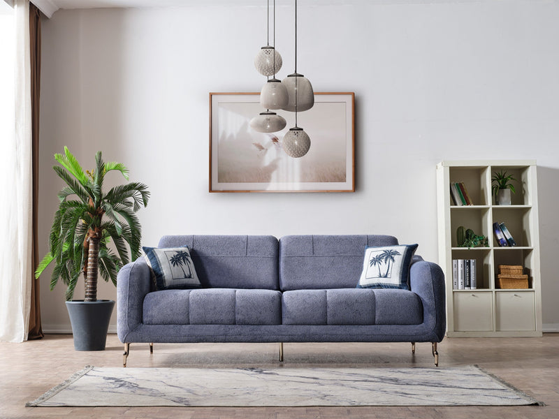 Lugano Convertible Loveseat in Dark Grey - 200-ELIF-LUG-A226-2